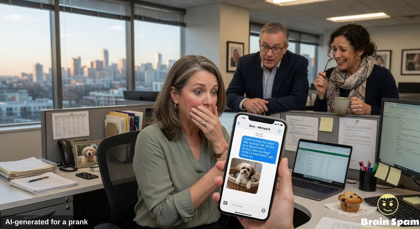 Office Worker Sends Pet Greeting Straight To Supervisor Inbox