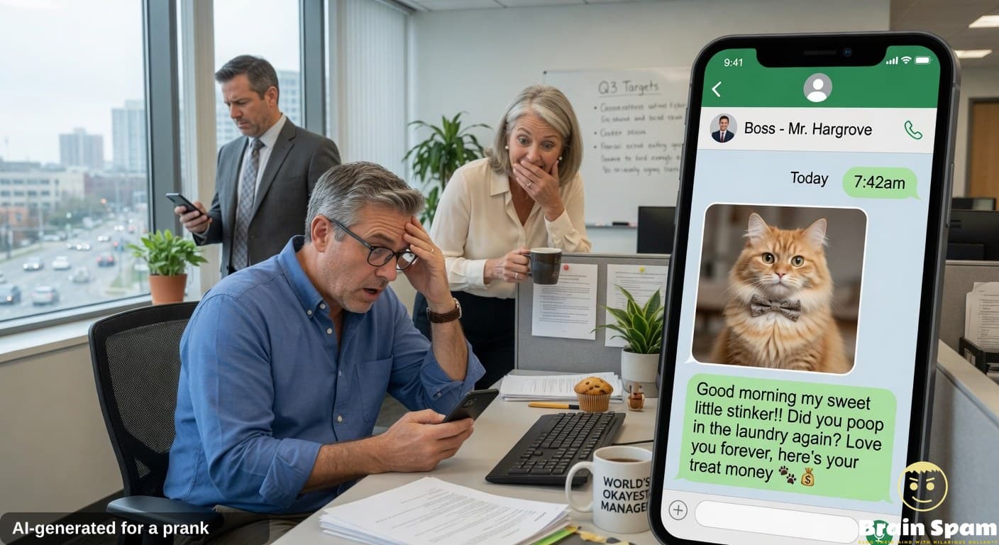 A Routine Morning Greeting Lands In The Wrong Inbox Once Again